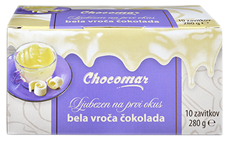 Chocomar skatlica bela