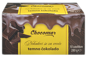 Chocomar skatlica temna